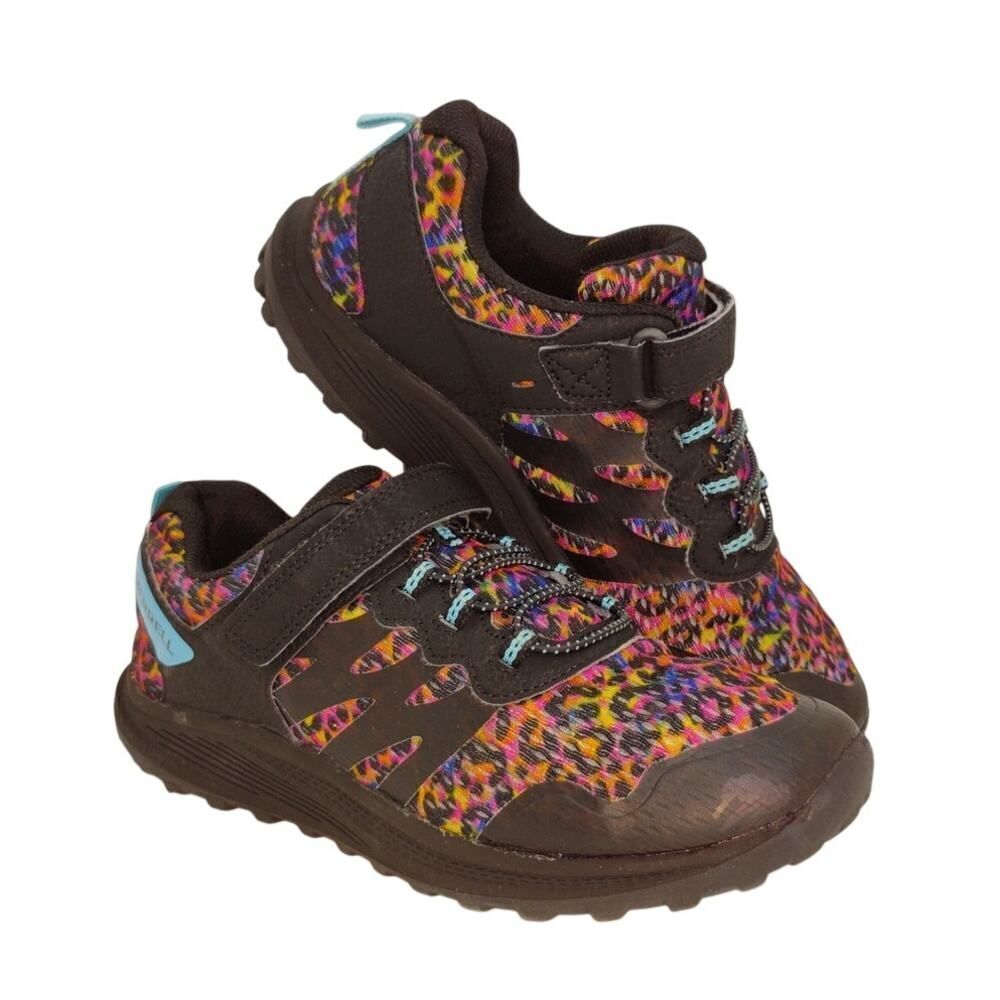 Merrell Nova 3 Womens Pre-owned Leopard Print Running Sneakers - sz. 5M